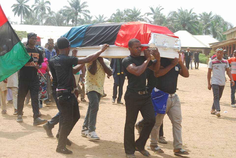 Burial Of 17-Year-Old IPOB Member Killed During Trump ...