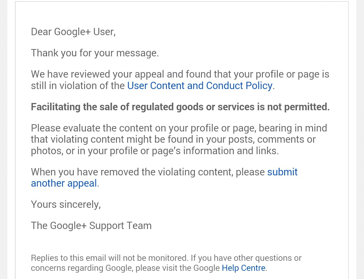 Have Your Google+ Account Ever Been Suspended? Drop Solutions Here Please -  Webmasters - Nigeria