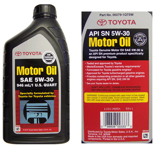 US Engine Oils - Toyota Motor Oil(5w20) - Autos (22) - Nigeria