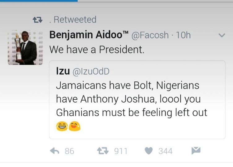 Ghana Vs Nigeria Twitter War Part 2 Politics Nigeria