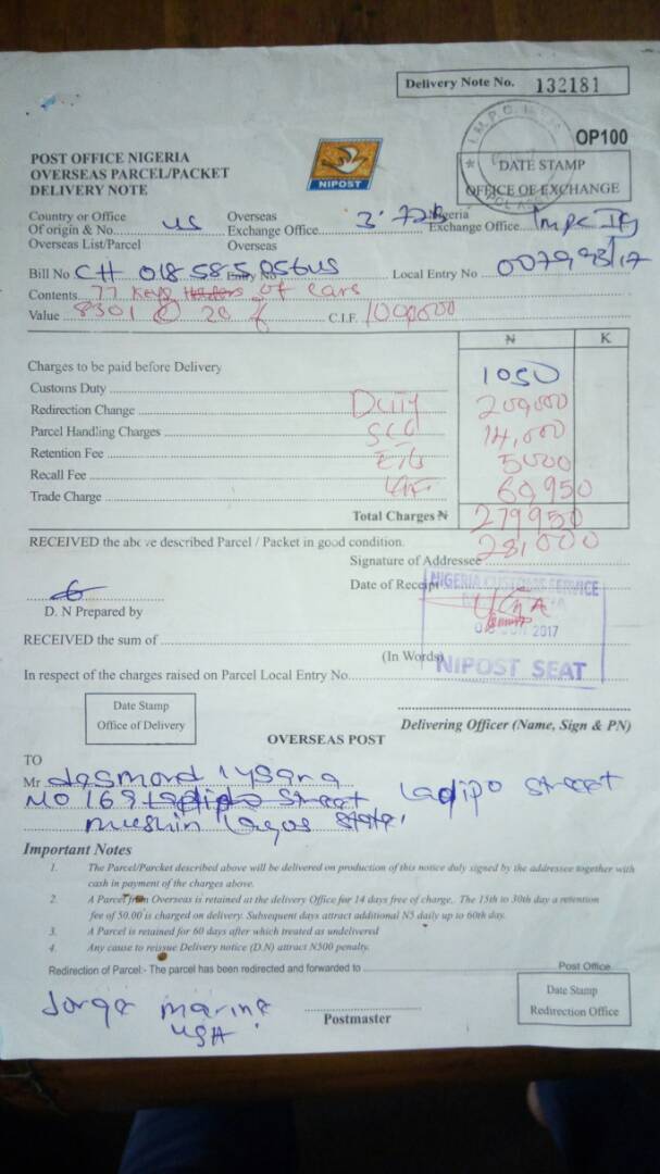 How Customs And Nipost Officials Kill Small Businesses In Nigeria ...