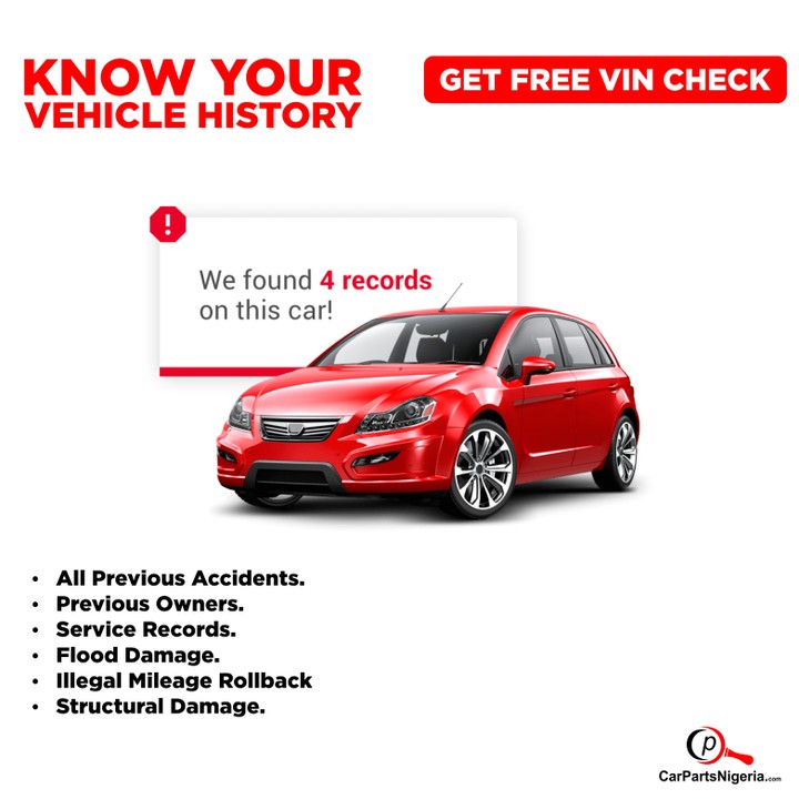 Check Your Vehicle History And Get Complete VIN Report For FREE! - Car ...