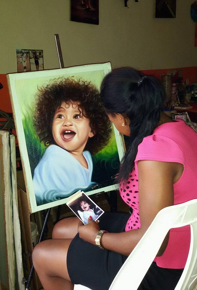 Lady Draws Flavour, Phyno, Emmanuella (Photos) - Art, Graphics & Video