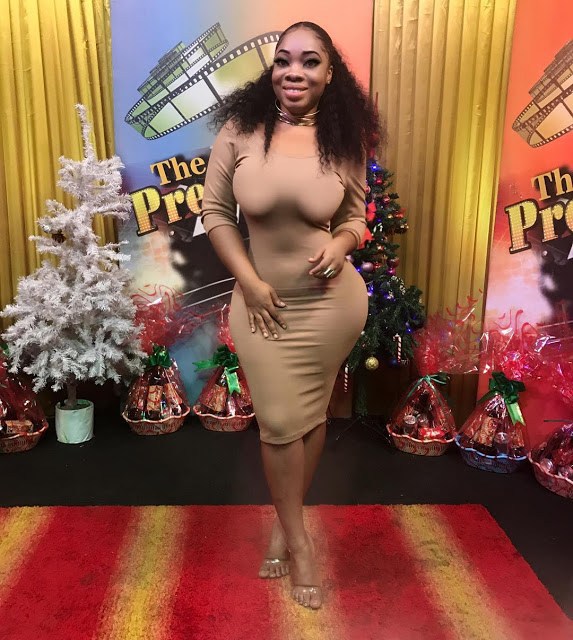 OHOO!! ACTRESS MOESHA BODUONG'S BOOBS FALLING OUT OF HER DRESS