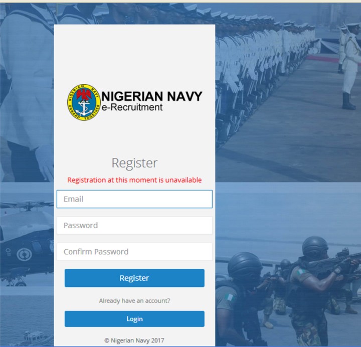 nigerian navy recruitment