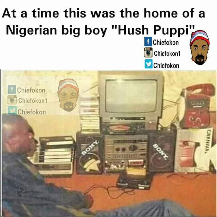 This Trow Back Photo Of Nigeria Big Boy Hush Puppi Will Make You To ...