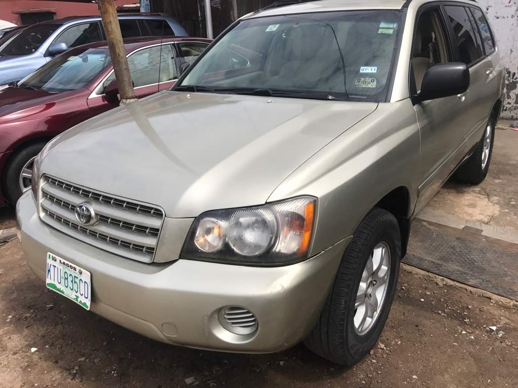 Toyota highlander 2002 мануал