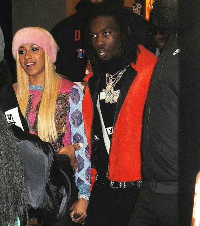 Cardi B And Boyfriend Spotted Holding Hands On The Street Of New York