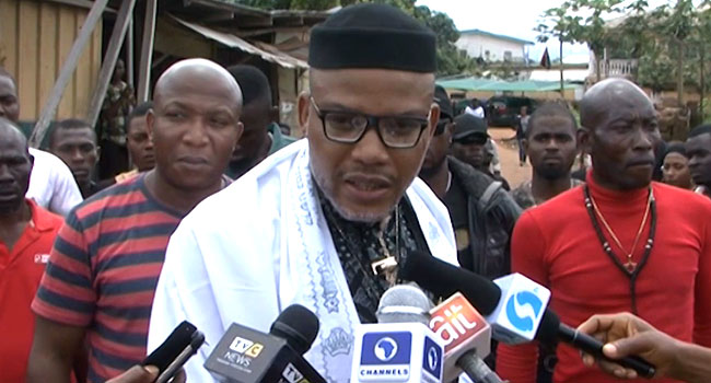 BIAFRA "Nnamdi Kanu" Is Back From Hideouts With Convoy of ...