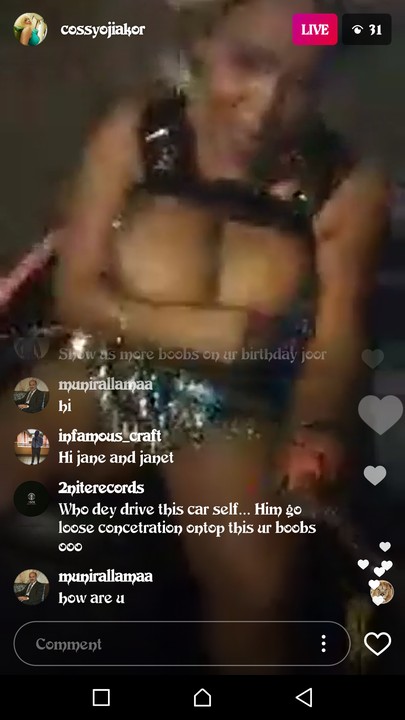 Omg! Cossy Orjiakor's Boobs Almost Popping Out at Her European Send-off  Party (Photos)