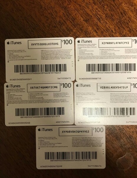 $500 iTunes