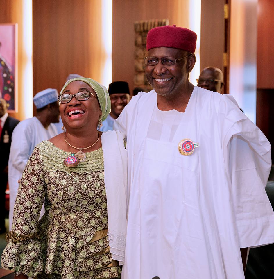 Abba Kyari And Oyo-Ita Laugh After Reconciling At FEC ...