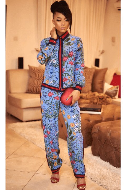 Toke Makinwa Wears A N1.1m Gucci Pajamas Set (Photos) - Celebrities -  Nigeria