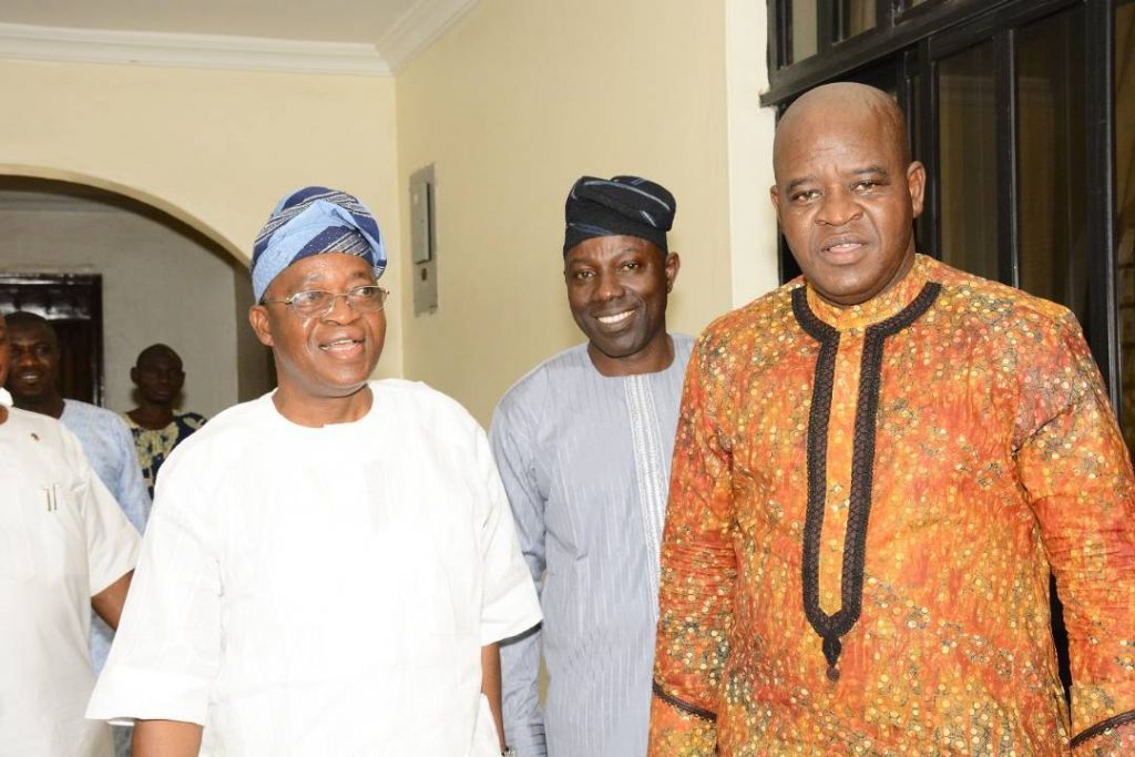 PHOTOS: Governor Aregbesola Visits Baba Akande - Politics - Nigeria