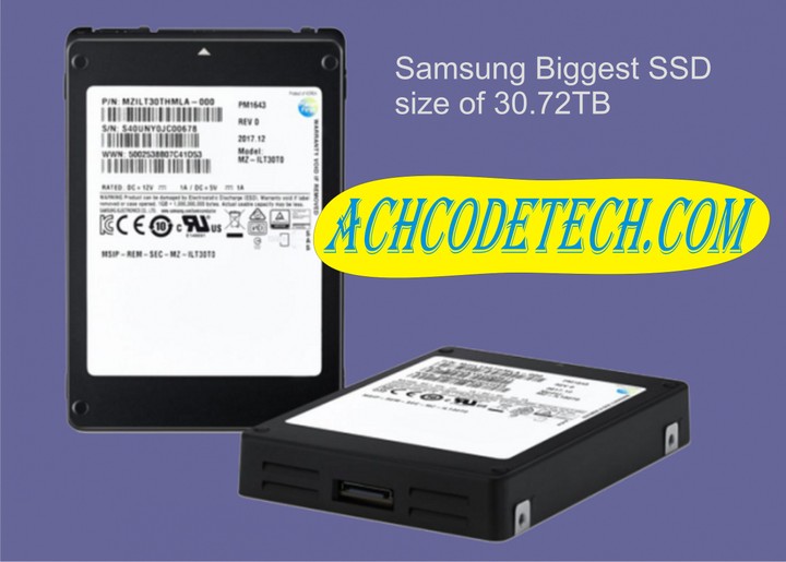 Samsung World's Largest Capacity SSD For Enterprise Storage Systems Size Of  30.7 - Webmasters - Nigeria