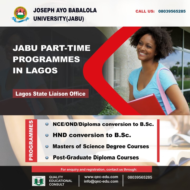 Part-time Degree/pgd/masters Programmes In Lagos ...