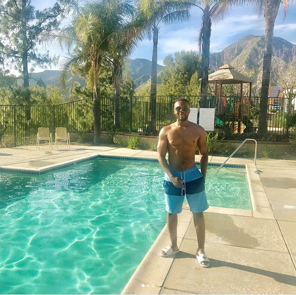 Actor Williams Uchemba And His 6 Packs Hit The Pool (photo ...