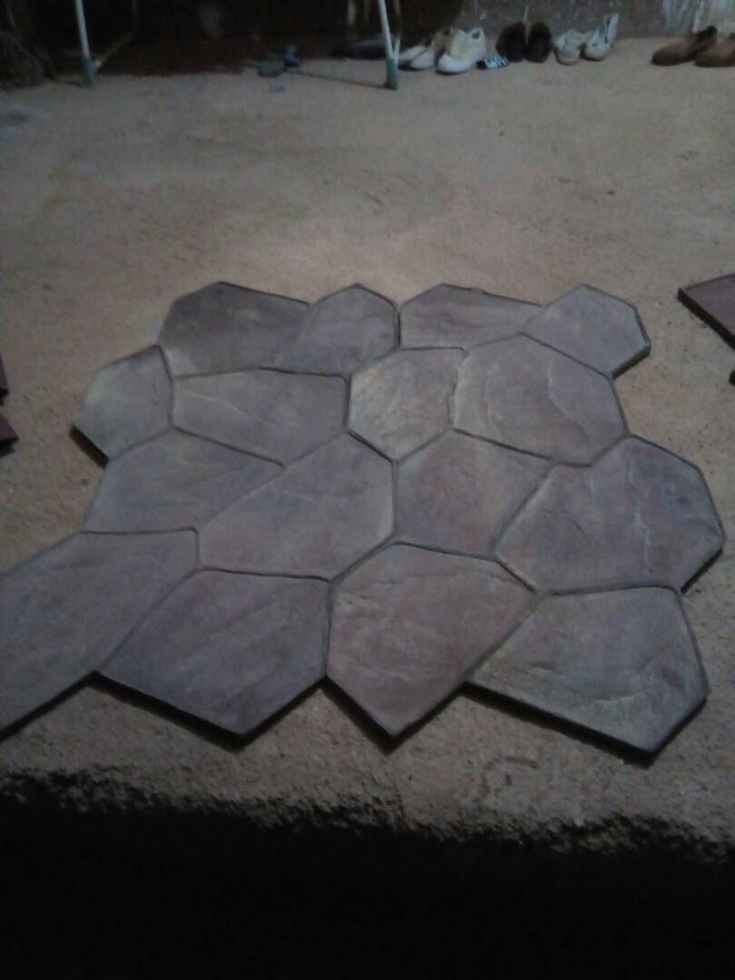 High Quality Custom Made Stamped Concrete Mats Pictures