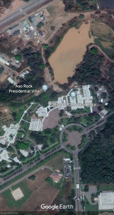 Aerial View Of Aso Rock Presidential Complex As Captured On Google Earth -  Politics - Nigeria