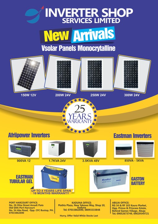 New Arrivals @inverter Shop - Technology Market - Nigeria