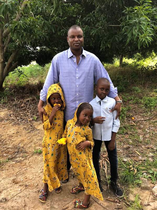 Abba Kyari And His Children Pose In The Farm Photos Career Nigeria