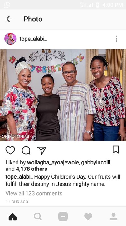 Tope Alabi Celebrates Children S Day With Beautiful Family Portrait Celebrities Nigeria