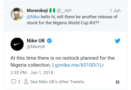 Nike Has No Plan To Restock The Snazzy Nigeria Jersey - Sports - Nigeria