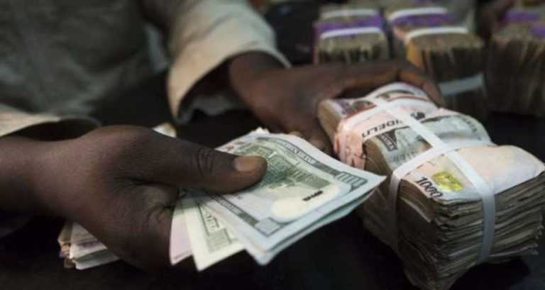 what is the official exchange rate of dollar to naira