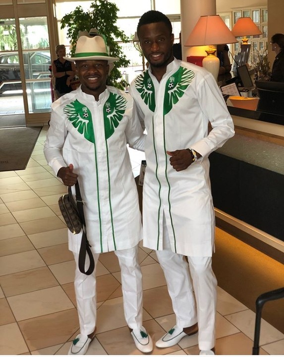 Onazi Pictured With Mikel As They Get Ready To Depart For Russia ...