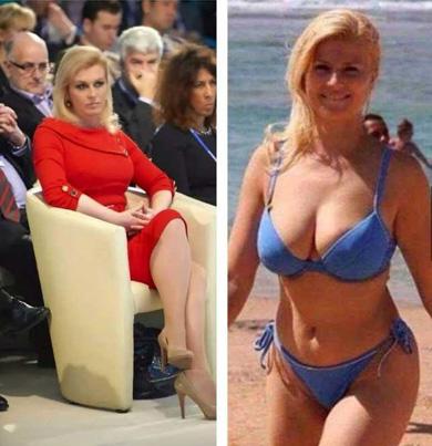 Woman In Bikini Not Croatian President (Photos) - Foreign Affairs - Nigeria