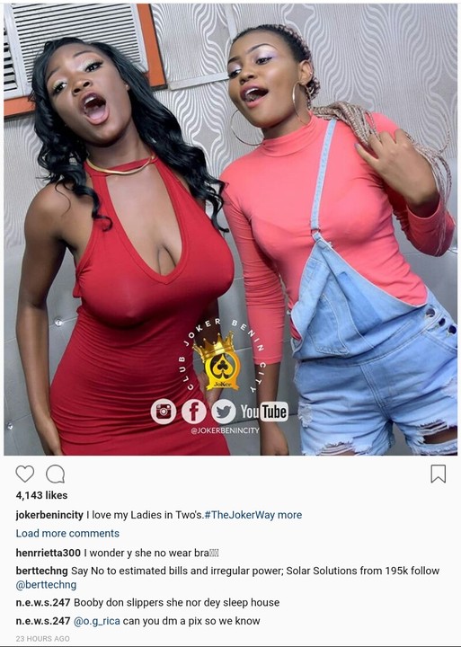 Another Slay Queen Storm Benin Night Club In Braless Outfit - Fans React  (pics) - Romance - Nigeria
