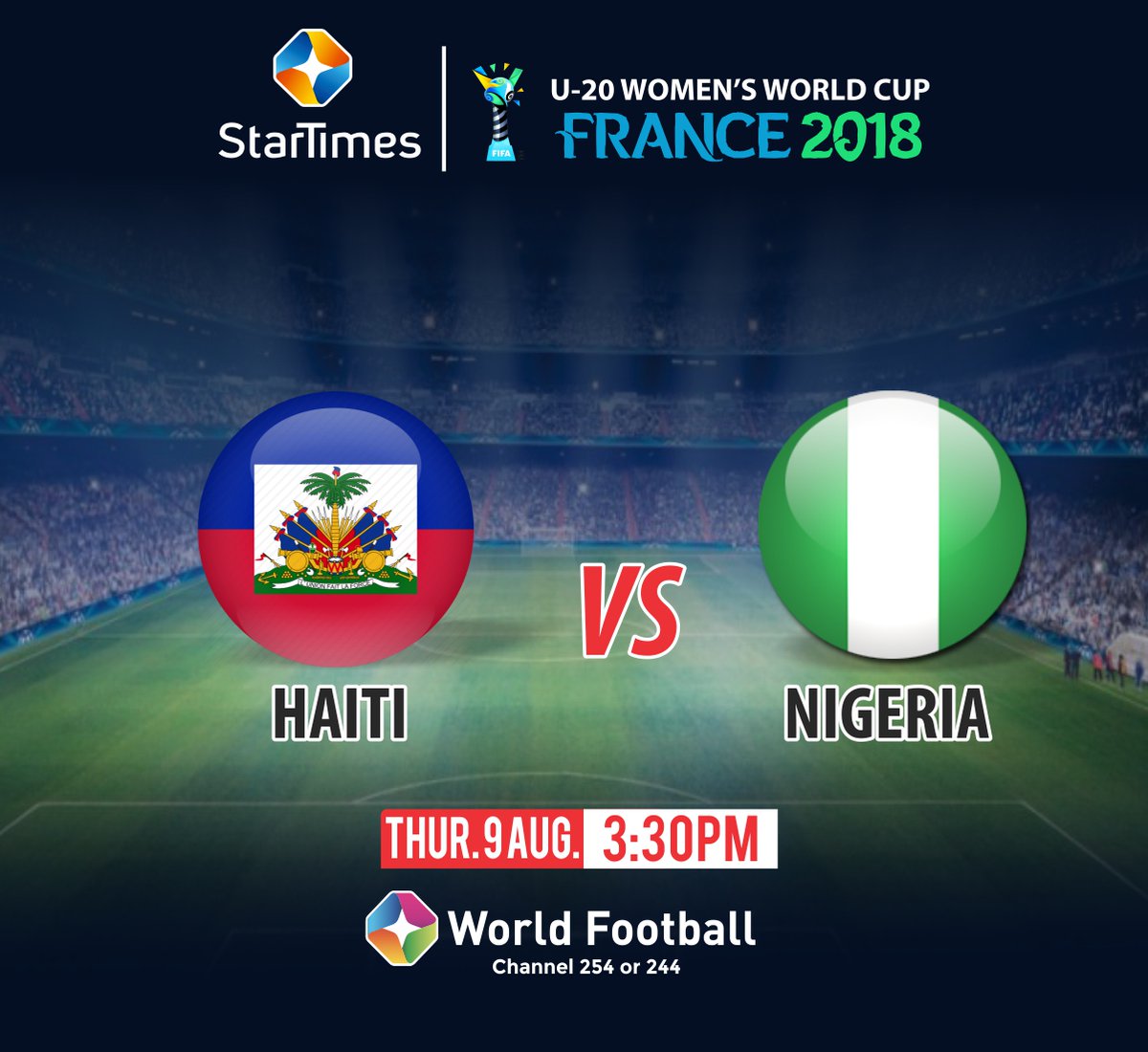 Haiti Vs Nigeria U20 Women’s World Cup 0 1 (Full Time) Sports