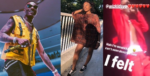 Image result for Lady gushes over Wizkid’s performance in New York, he replies her (Photos)