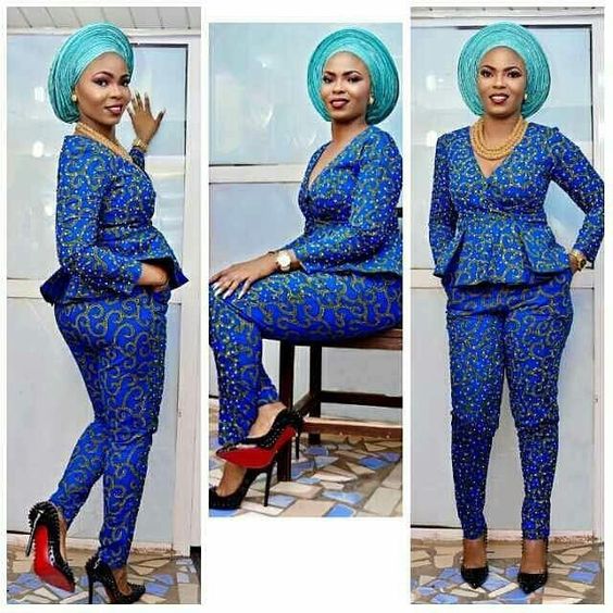 Latest ankara trouser and shirt best sale for ladies