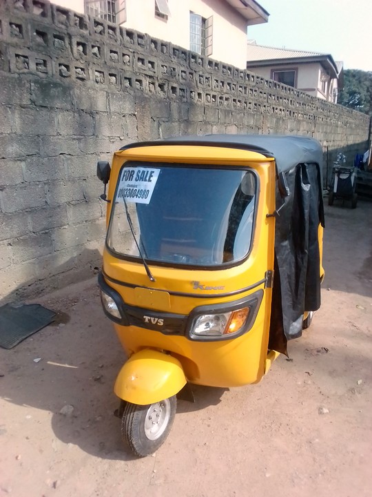 Neatly Used TVS Keke Tricycle Like New One For Sale At 270k - Autos -  Nigeria