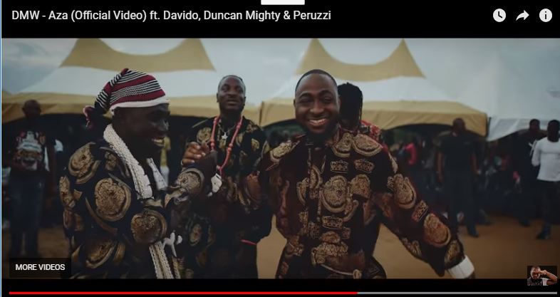 Watch AZA Music Video & MP3 Download - Davido Ft Duncan Mighty X Peruzi -  Music/Radio - Nigeria