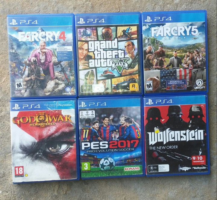 Ps4 Games 4 Sale! Far Cry 5 & 4, Pes 17, Gta V, God Of War 3 Remastered. -  Gaming - Nigeria