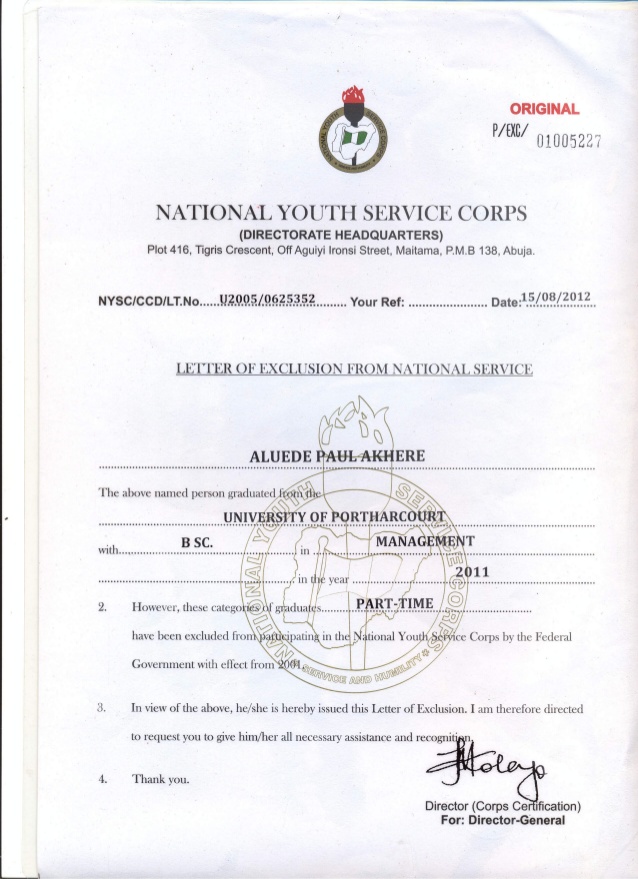 how-to-get-nysc-certificate-of-exemption-nysc-nigeria