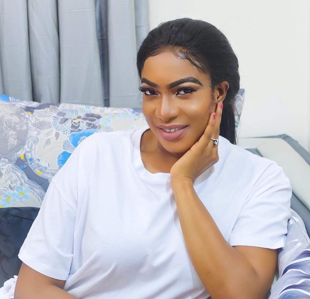 Chika Ike Pretty In White (Photos) - Celebrities - Nigeria