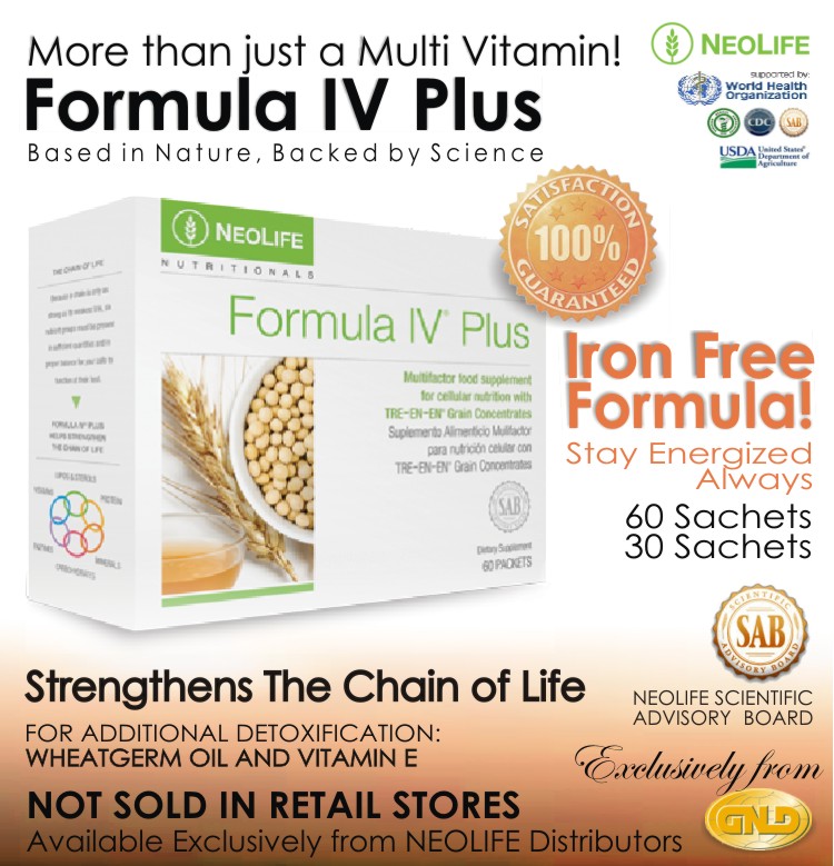 Image result for photos of neolife formula IV Plus
