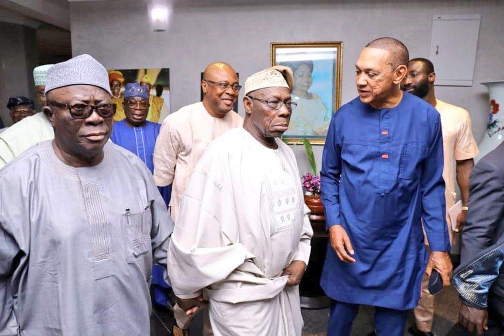 Photos Speak Obasanjo And Atiku Politics Nigeria
