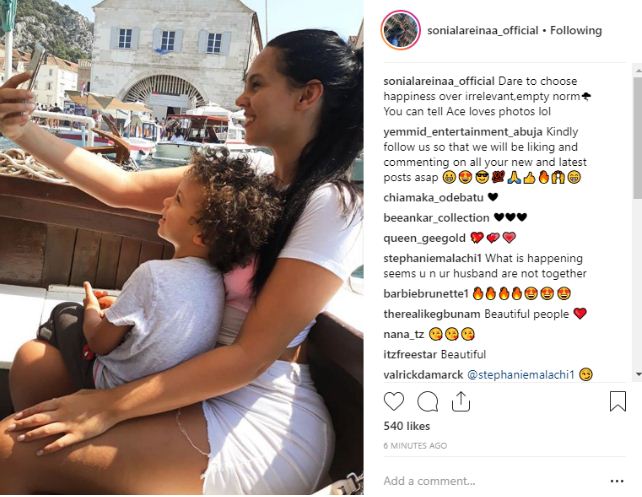 Ik Ogbonna S Wife Sonia Drops Cryptic Post Amidst Reports Celebrities Nigeria