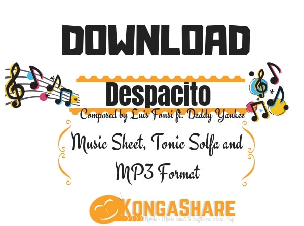 Download Despacito Sheet Music – Luis Fonsi Ft.daddy Yankee - Music/Radio -  Nigeria
