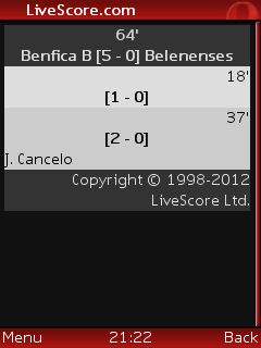 Livescore.com : Error In Updating Score Board (pics) - Entertainment -  Nigeria
