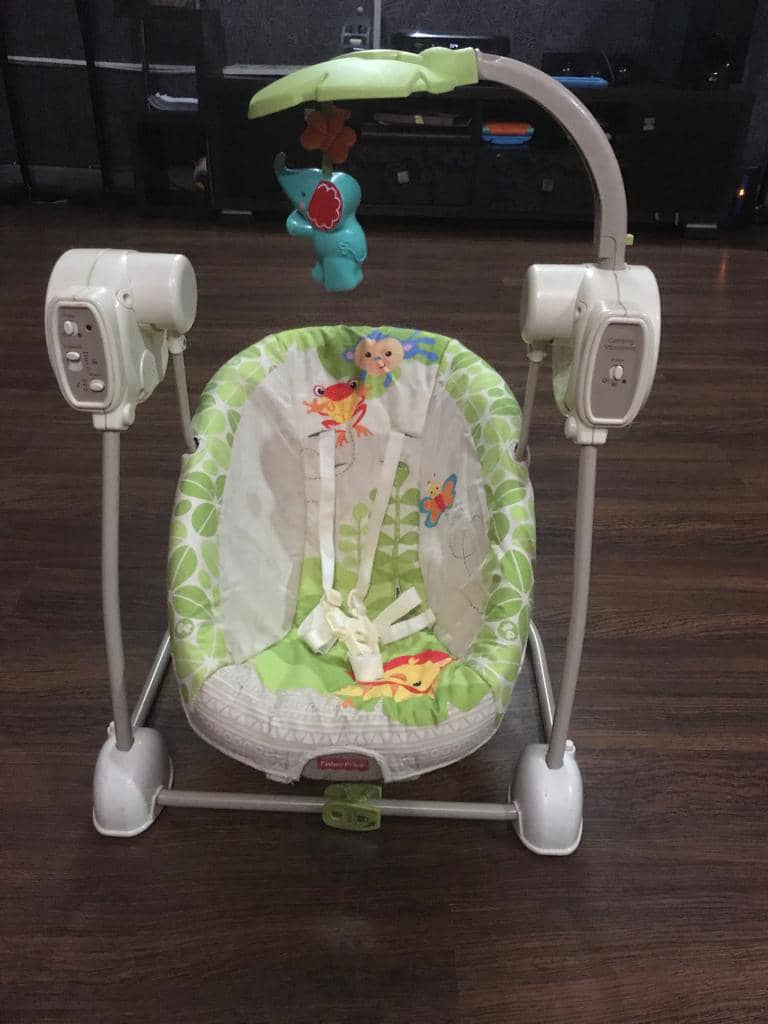 Fisher price cheap swing and rocker