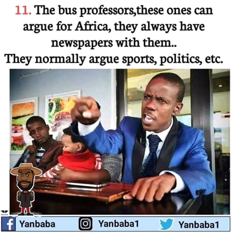 Different Types Nigerian Commercial Bus Passengers - Meme Collection ...