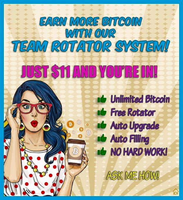 Earn More Bitcoin With Our Team Rotator System Investment Nigeria - 