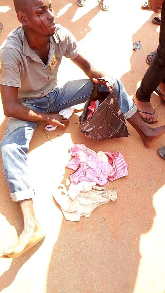 Man Stealing Female Panties In Imo Caught Photos Crime Nigeria