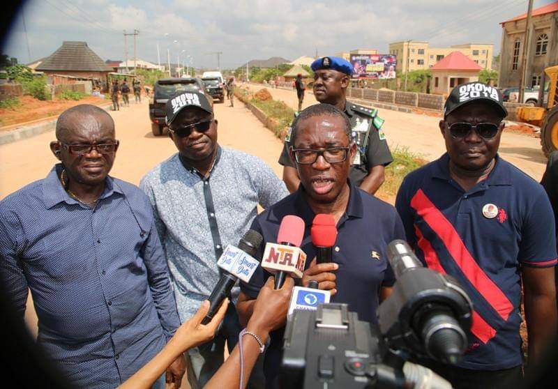 Okowa Inspects Storm Drainage, Road Projects In Asaba, Okpanam ...