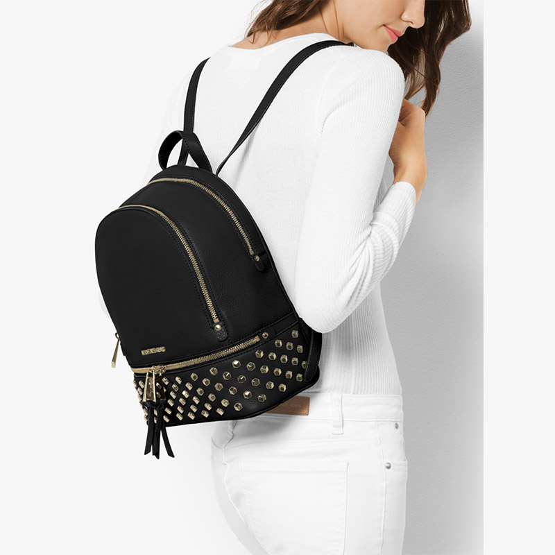 Michael michael kors hot sale rhea large leather backpack